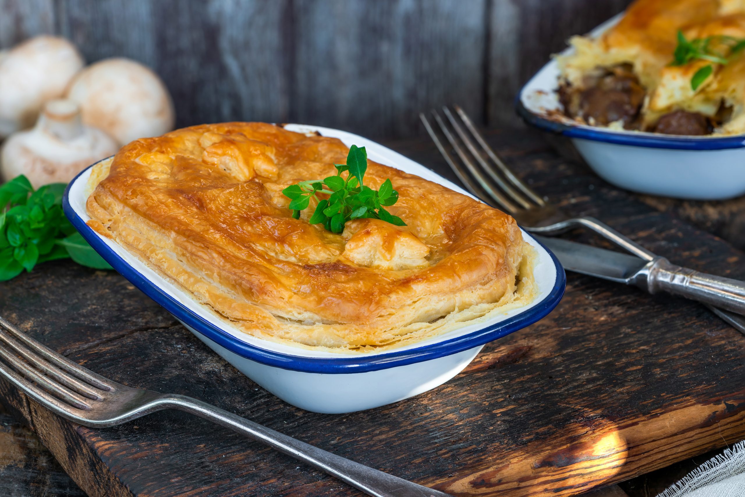 Homemade Steak Pie pies Charles Frazer Butchers Glasgow